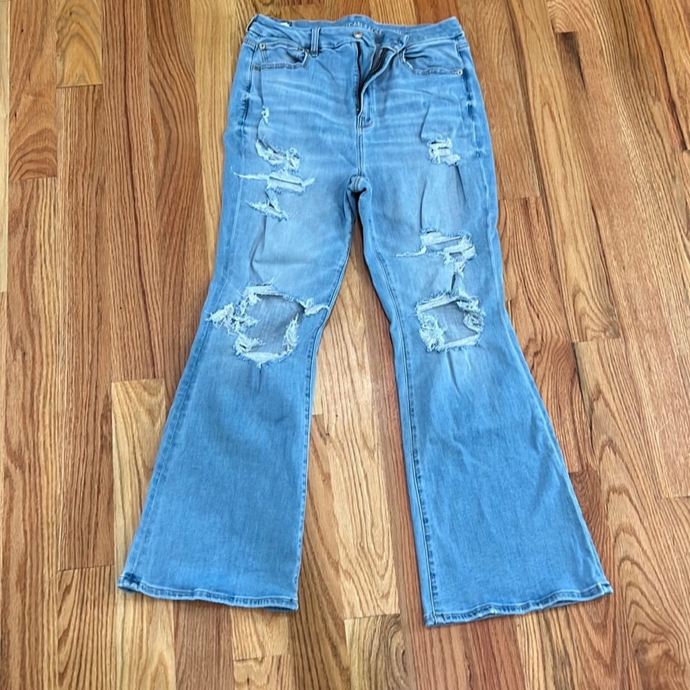 American Eagle size 14 flare jeans